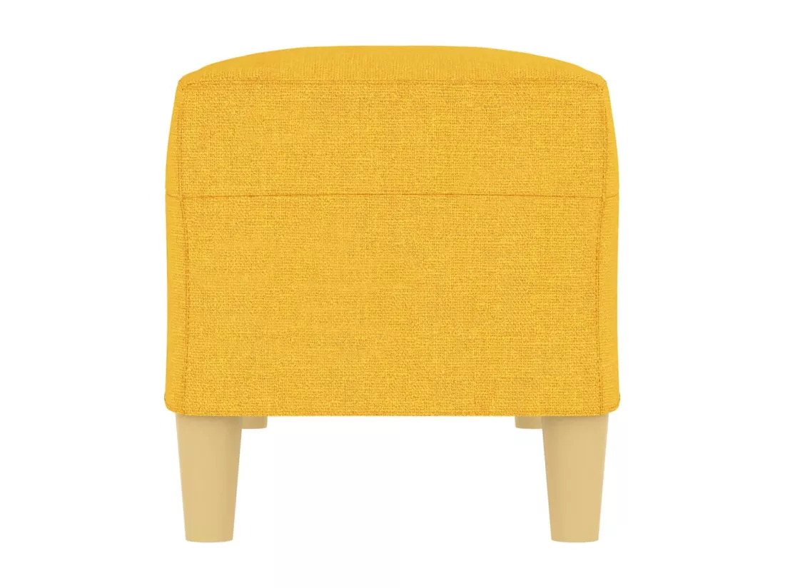 Banc Jaune clair 100x35x41 cm Tissu