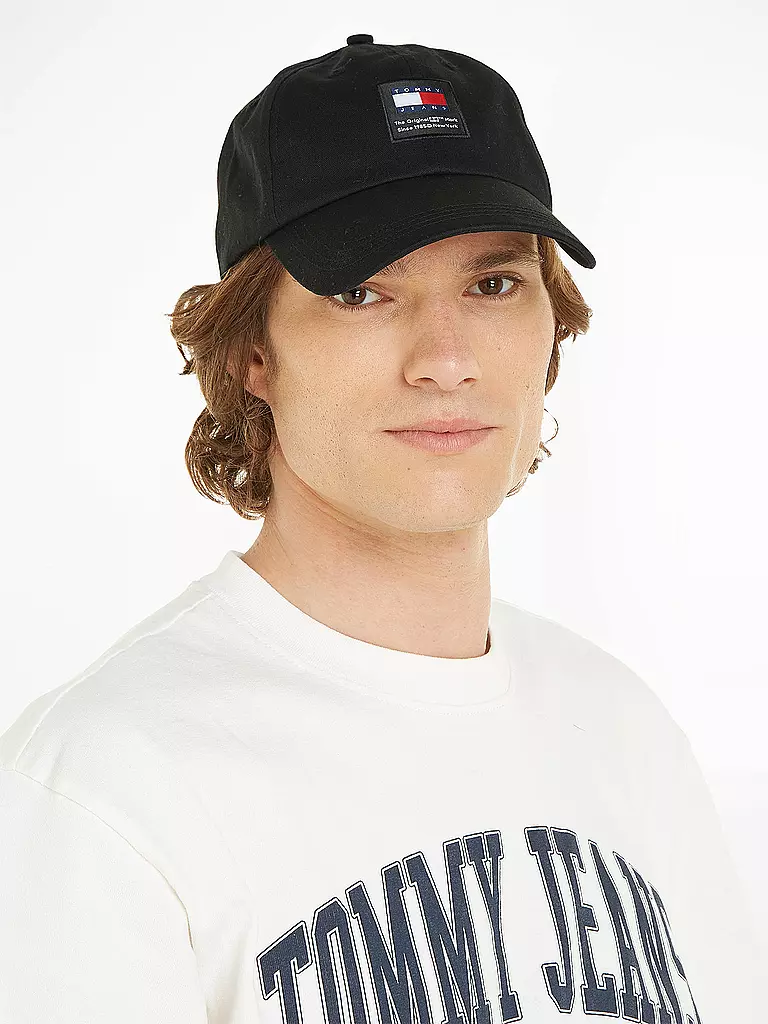 TOMMY JEANS Kappe schwarz