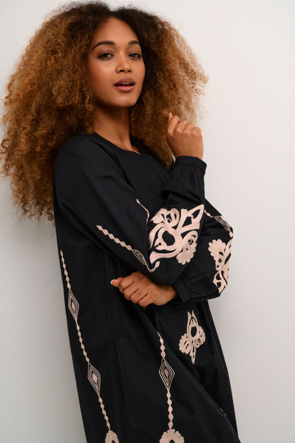 Cream CRIpilo Dress Oriental black offwhite