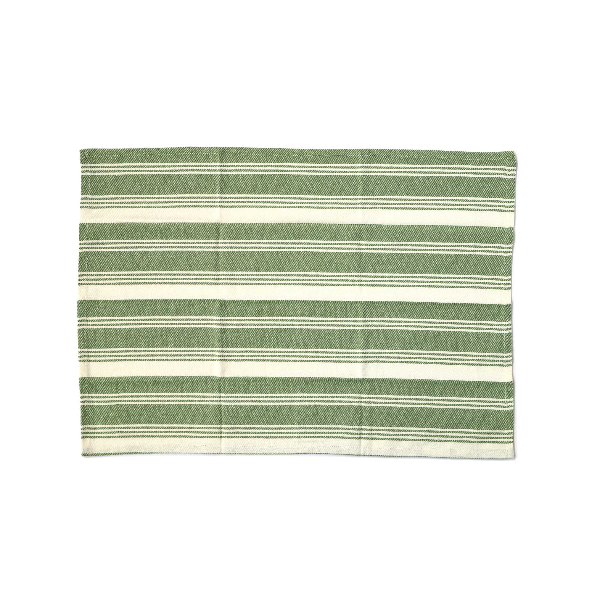 Geschirrtuch grün-weiß gestreift, B 50 cm, L 70 cm zu 3,80