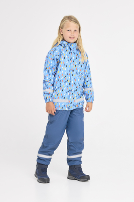 Nordbjørn Skagen Fôret Regnsett, Raindrops Silver Lake Blue