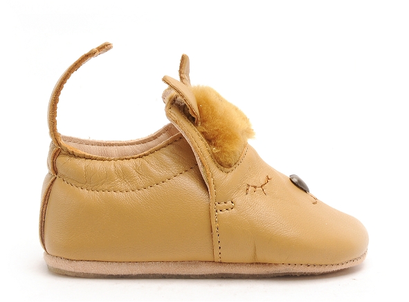 Easy peasy chaussons bebe my blublu alpaga marron