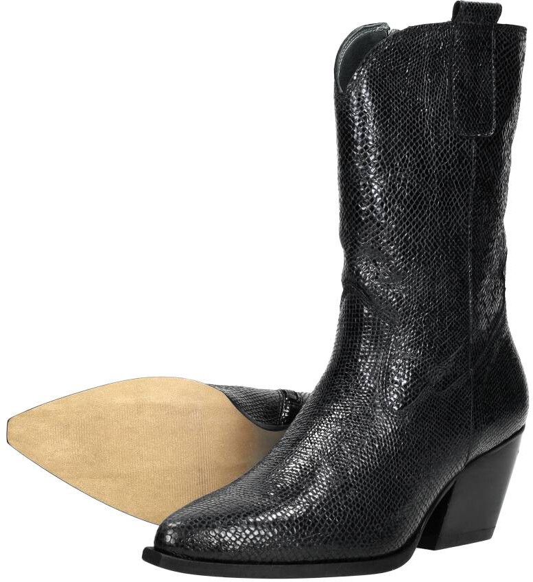 Red Rag Western boots zwart