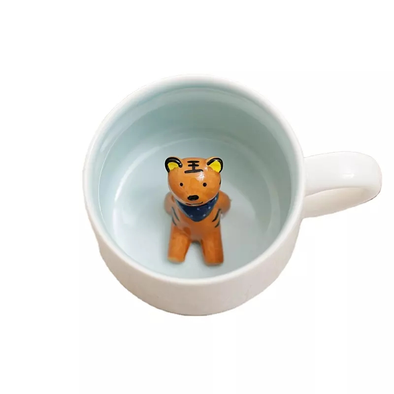 Süsse 3D Keramik Kaffee Tasse Geschenk Tee Cup - Katze