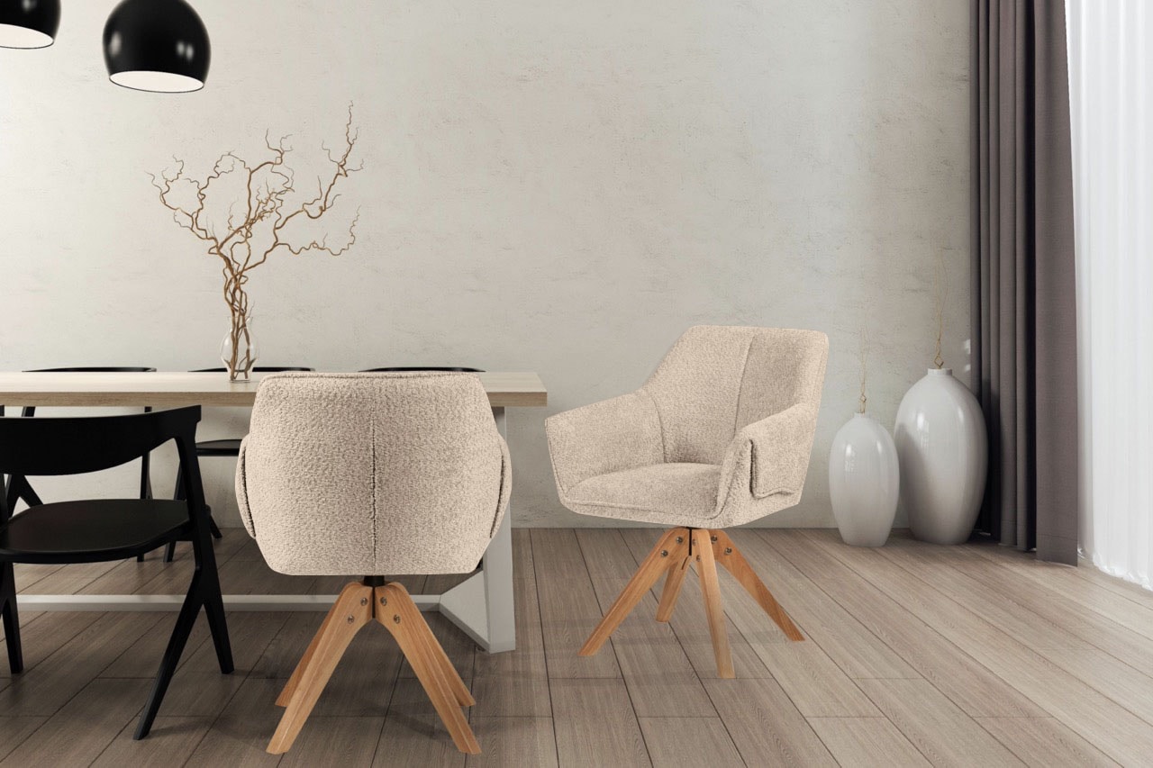 Kayoom Polsterstuhl »Stuhl Dian 325, TOPSELLER! bequem, formschönes Design« () 1 Stk.stabil & robust, hochwertige Verarbeitung, bequem