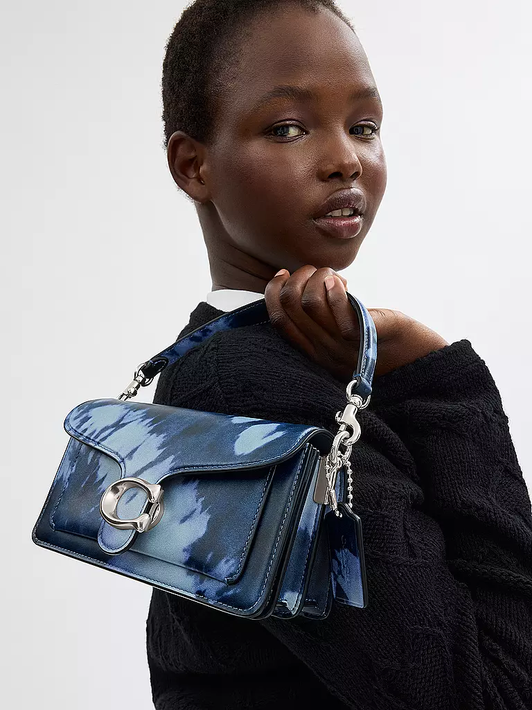 COACH Ledertasche - Mini Bag TABBY dunkelblau