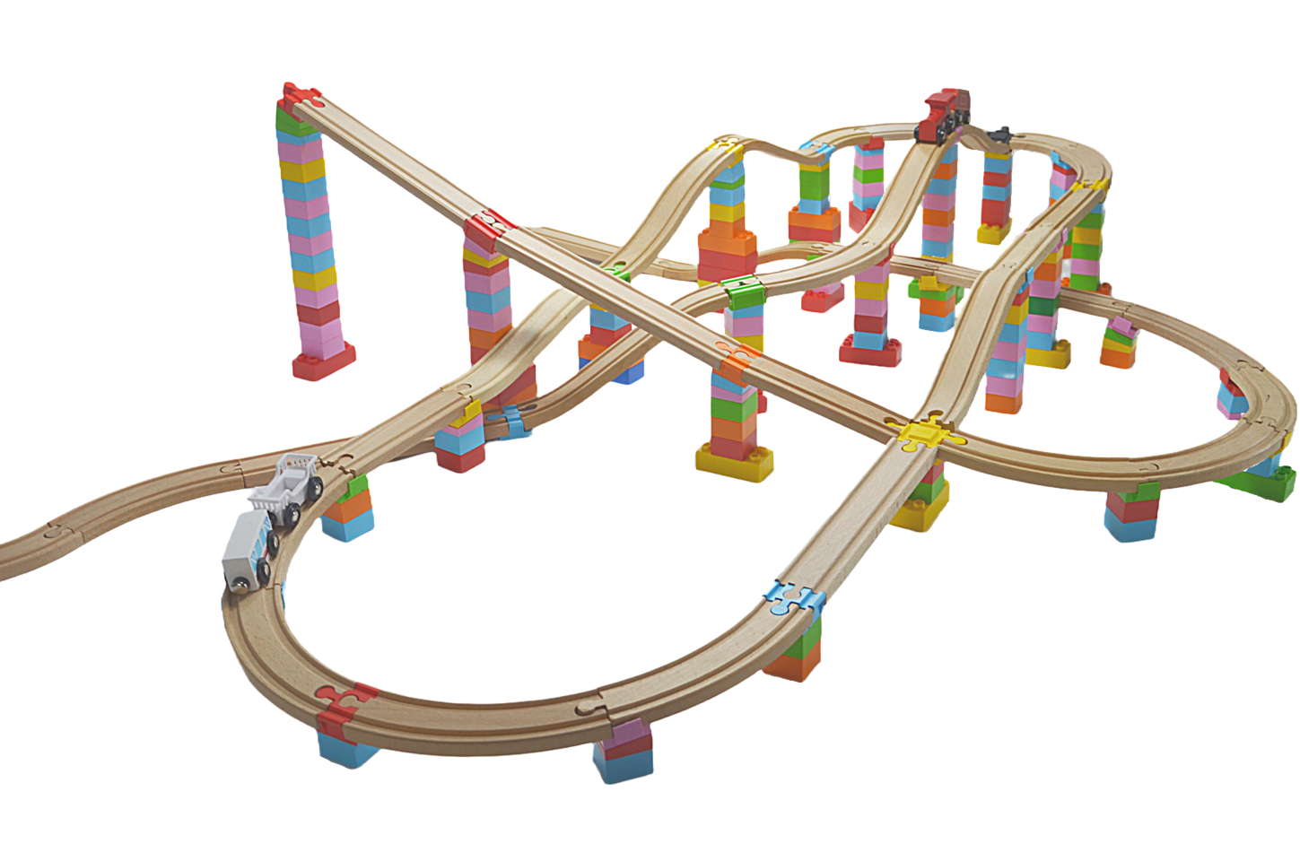 Alpha Boosterz - Track Connectors - Alt-i-én blokboks stor