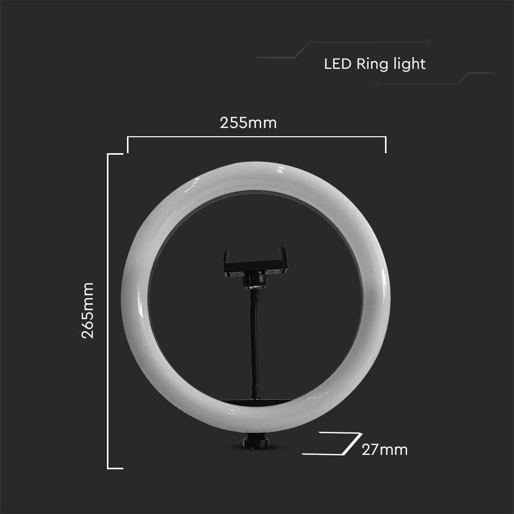 LED-lichtring - IP20 - 10 watt - 550 lumen - 3IN1