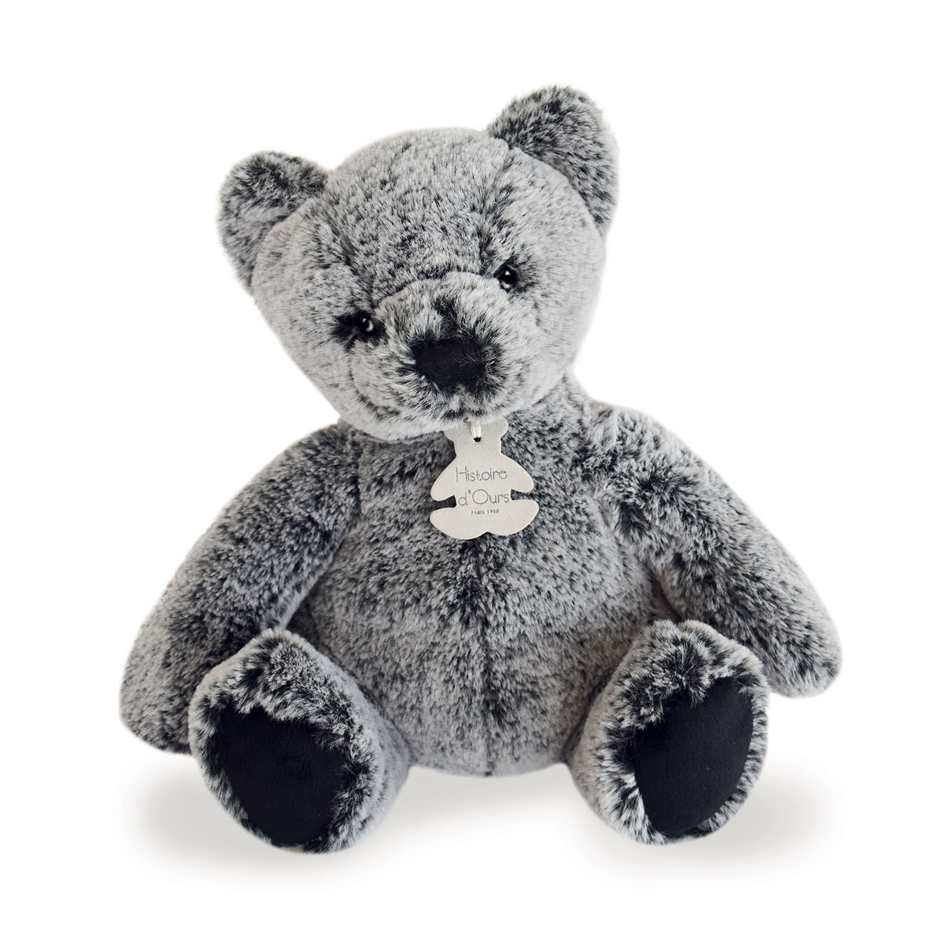 Histoire d'Ours Ourson en peluche  gris
