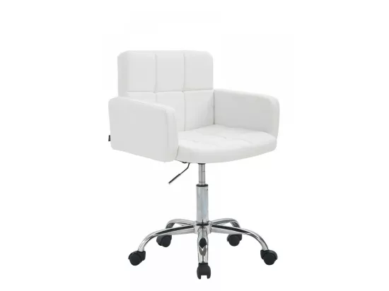 Chaise de bureau - Similicuir & Métal chromé - Los Angeles