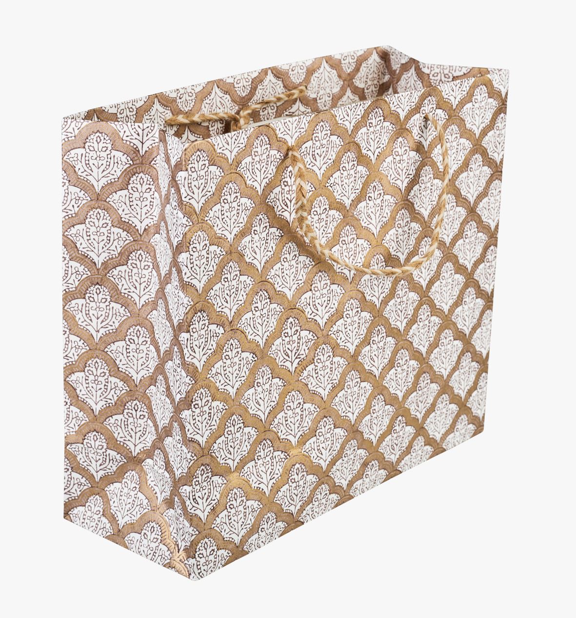 Gavepose gråblå - 16,5x21,6x8,9 cm