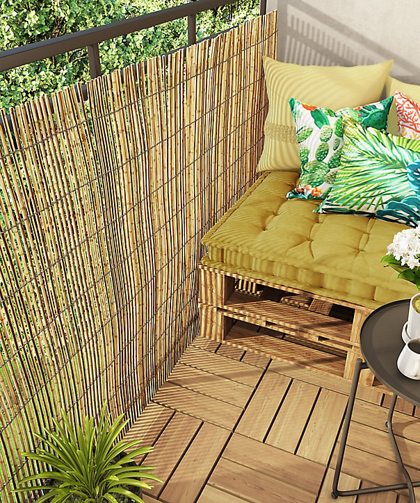Brise vue naturel paillon pelé 3 x h.1,5 m