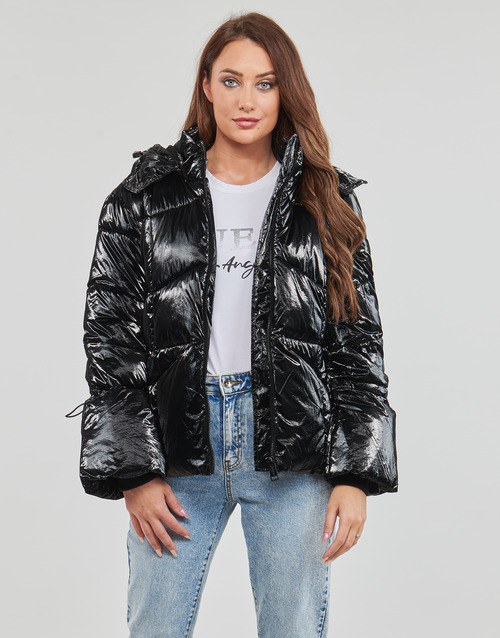 Guess - PALOMA SHORT PUFFA JACKET - Noir