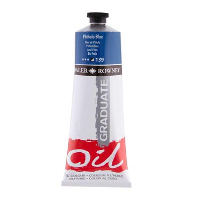 Daler-Rowney Graduate 139 - Peinture à huile - 38 ml - bleu