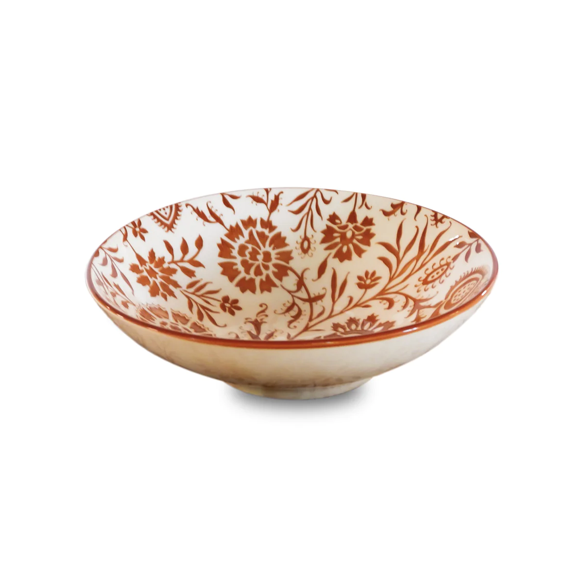 Mumbai Ocre - Assiette creuse 19 cm (lot de 6) Médard de Noblat