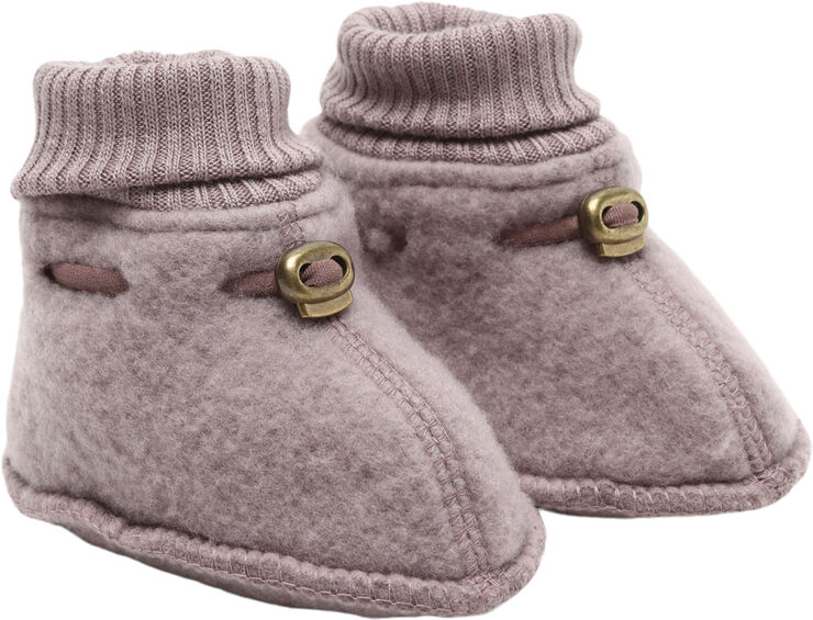 Mikk-Line Wool Footies Twilight mauve