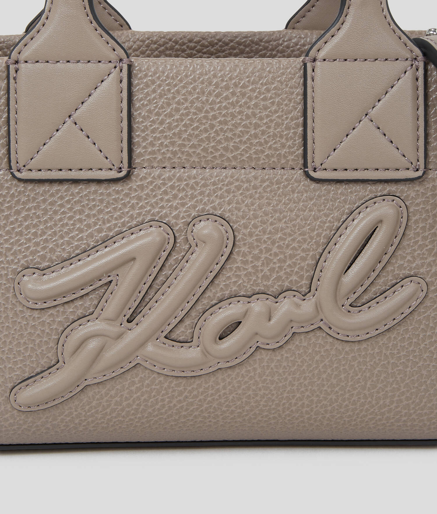 PETIT CABAS EN CUIR GRAINÉ K/SKUARE