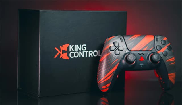 King PS5 trådløs kontroller model 3 (rage)