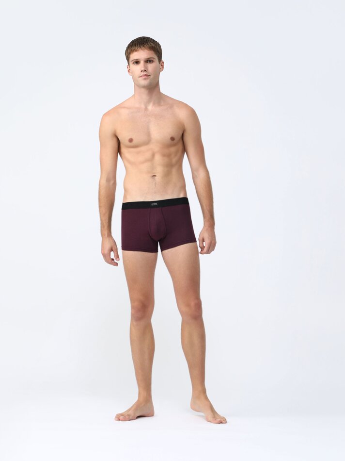 Conjunto com 3 peças de roupa íntima básica - cáqui escuro