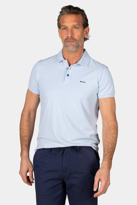 NZA blauwe heren polo