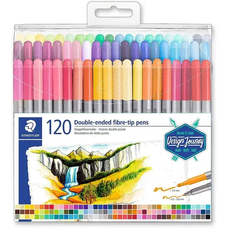STAEDTLER® Doppelfasermaler, 120 Stück