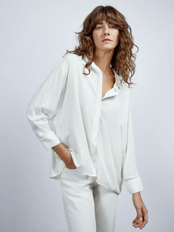 Camisa de manga comprida - Off-White