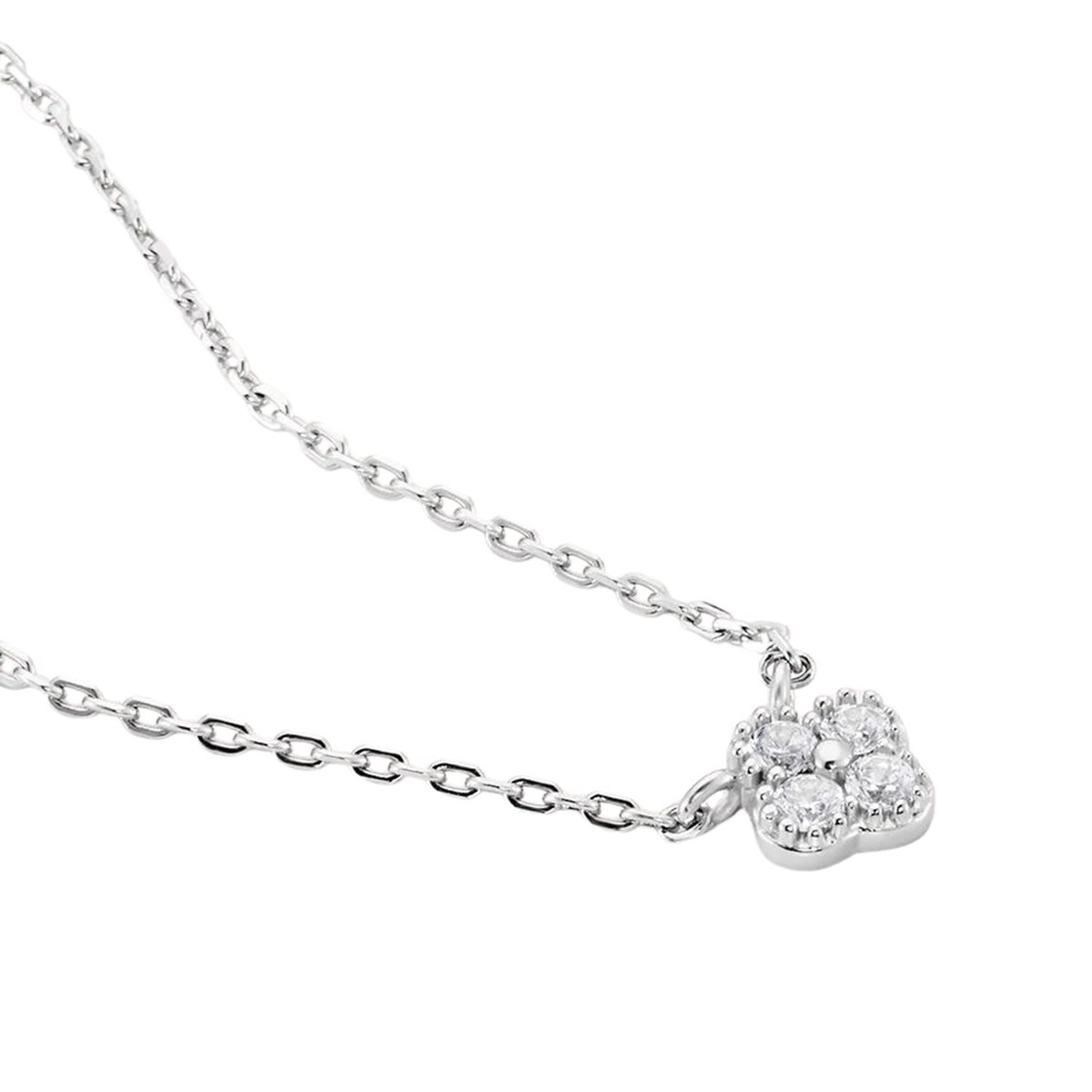 Collier ras de cou Agatha Beloved argent