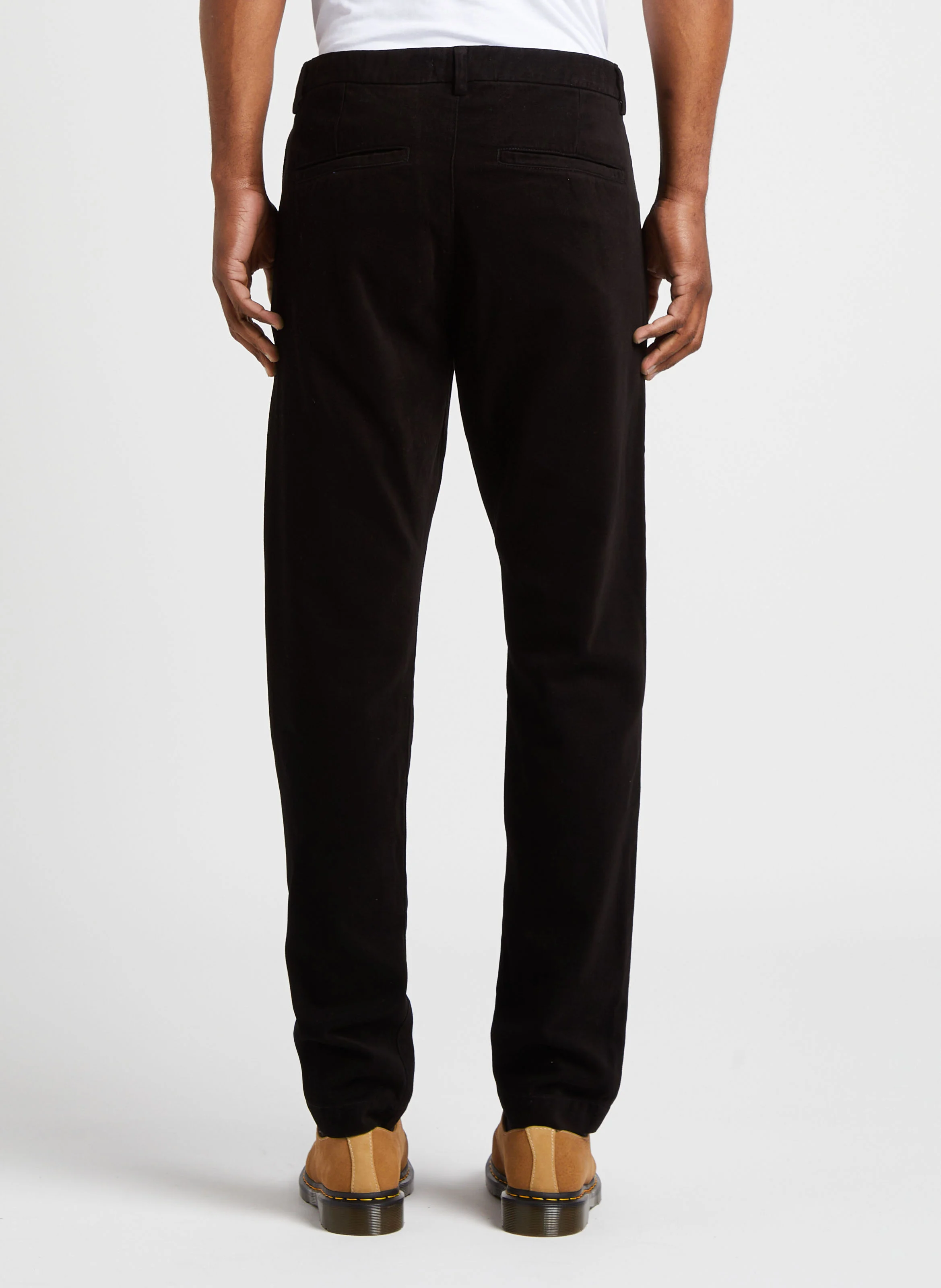 Pantalon slim velours | Noir