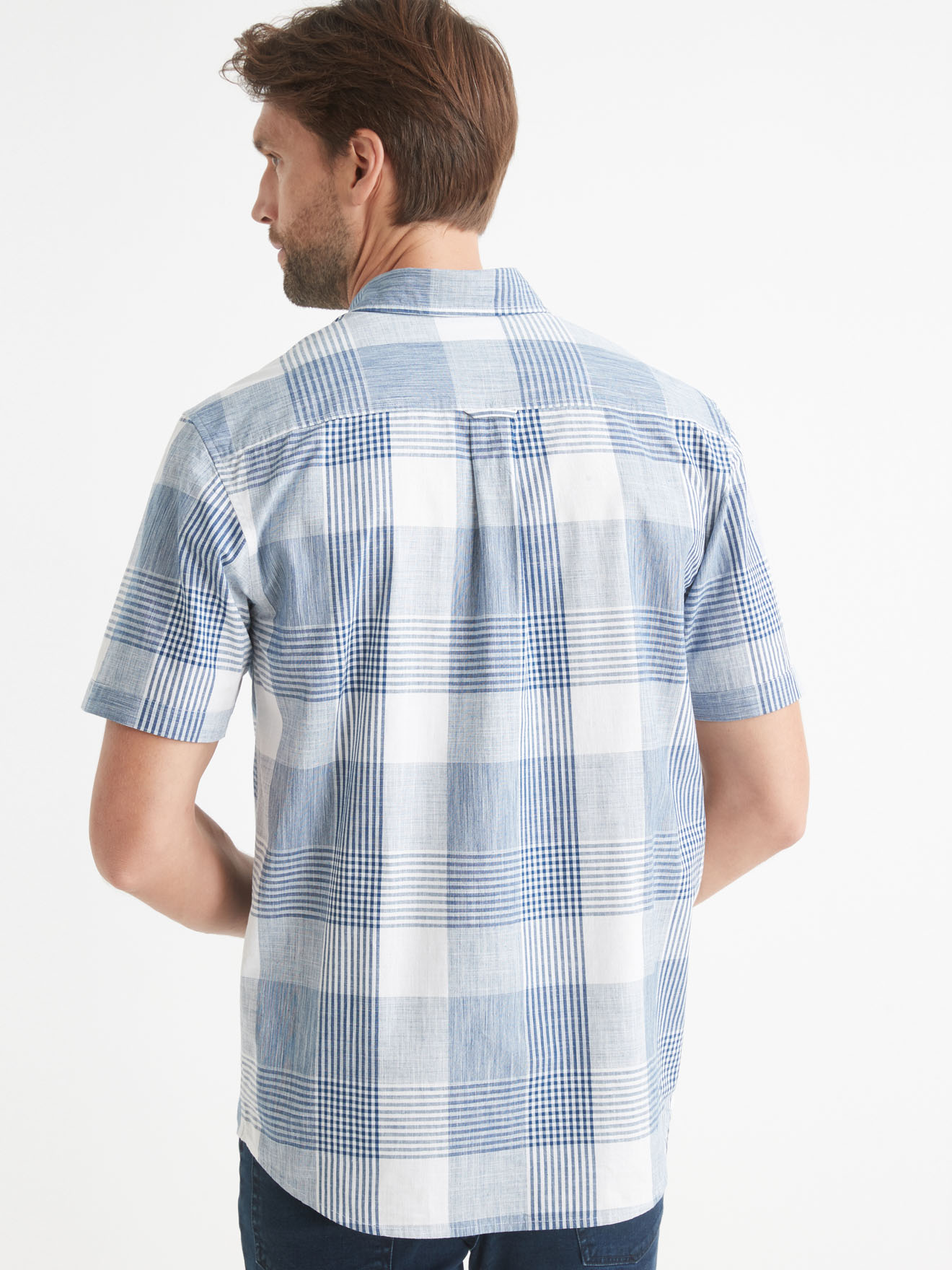 Chemise coton manches courtes