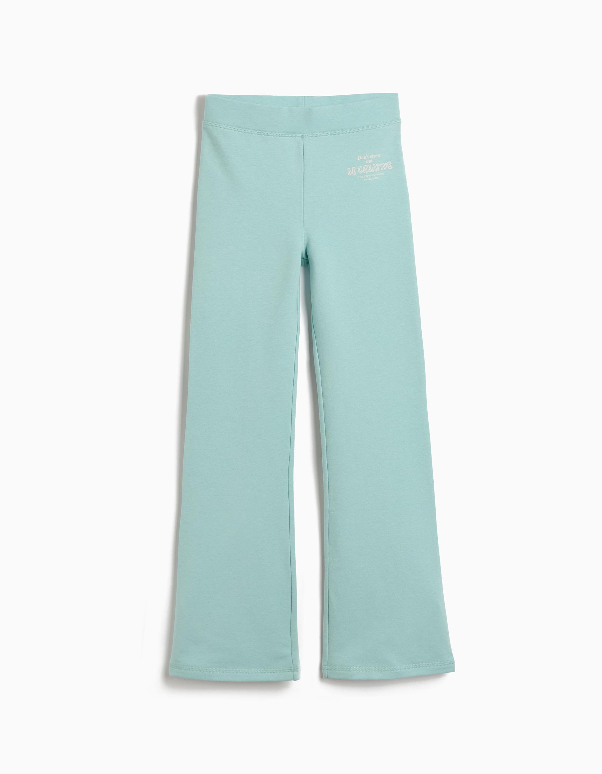 Leggings Flare, Menina, Azul Claro