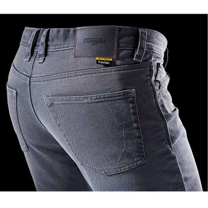 Jean Furygan D12 X KEVLAR - Straight - Gris