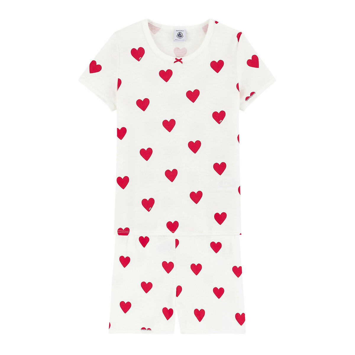 PEQUENO BARQUINHO<br>Conjunto de pijama de duas peças com shorts