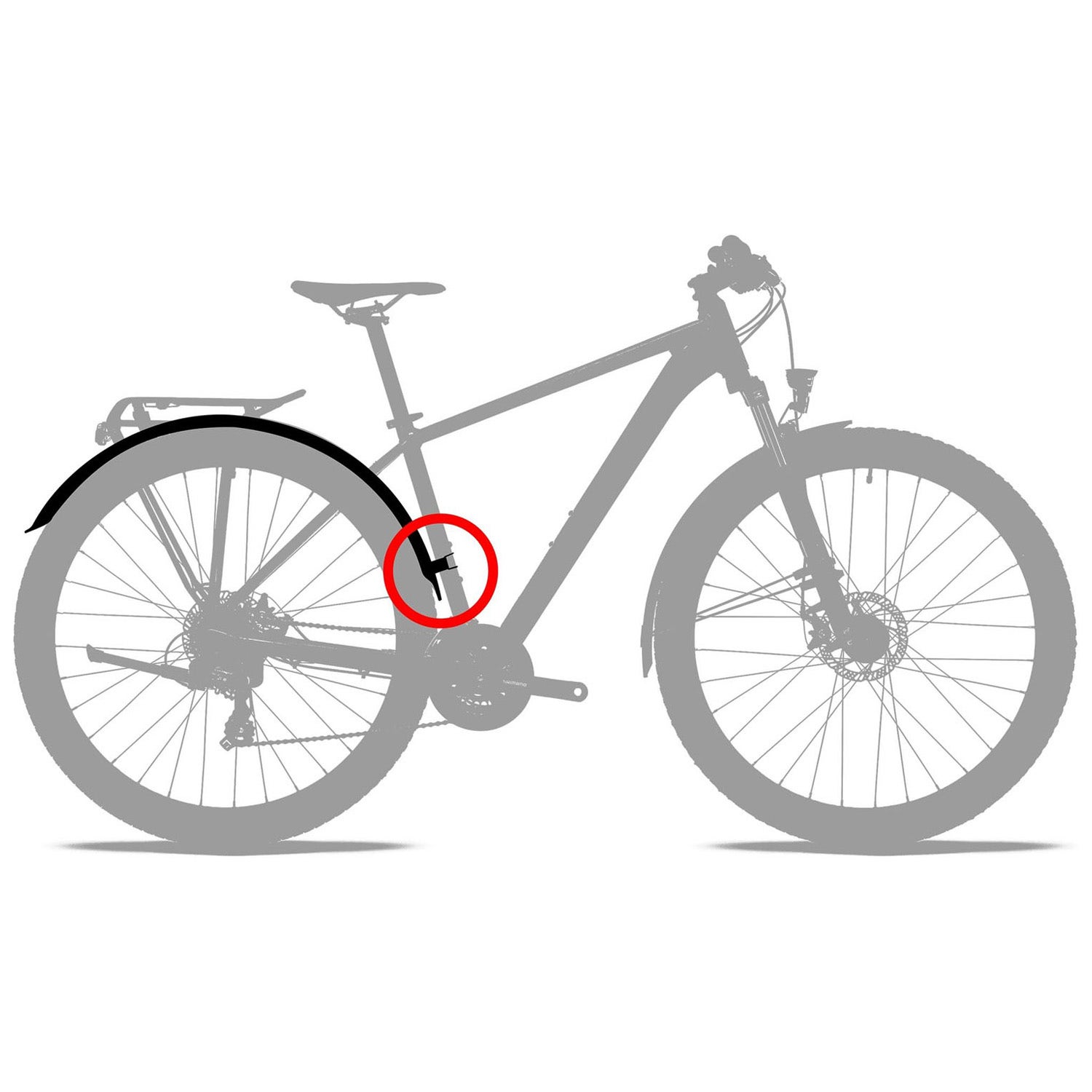 Cube  Acis Mudguard Set 65 29 Inch