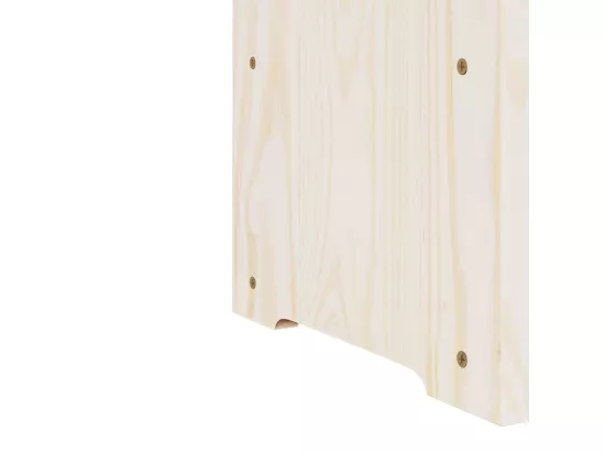 Casier à vin avec panneau supérieur 43x25x37 bois pin massif