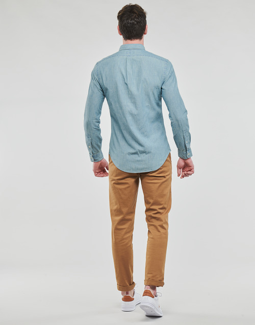 Polo Ralph Lauren - CHEMISE COUPE SLIM EN DENIM Azul / Claro