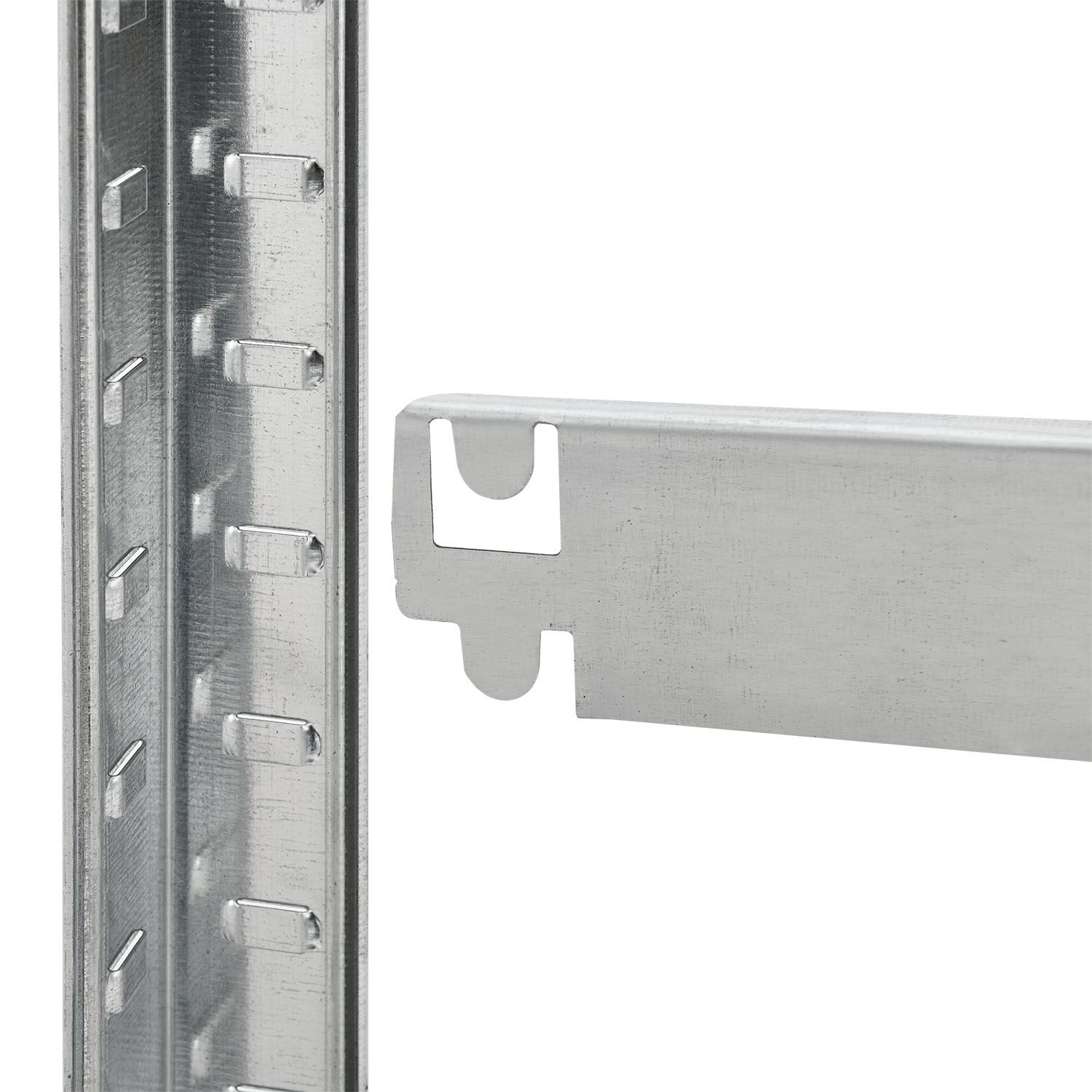 Juskys 3er Metall Regalsystem | 1 Eckregal & 2 Lagerregale | 15 Böden aus MDF Holz | 2625 kg