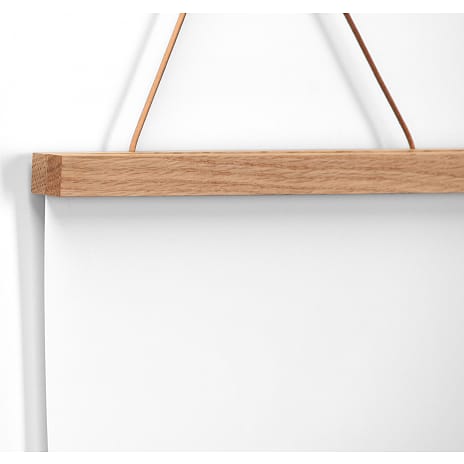 Plakatliste i massiv eg - 31 cm