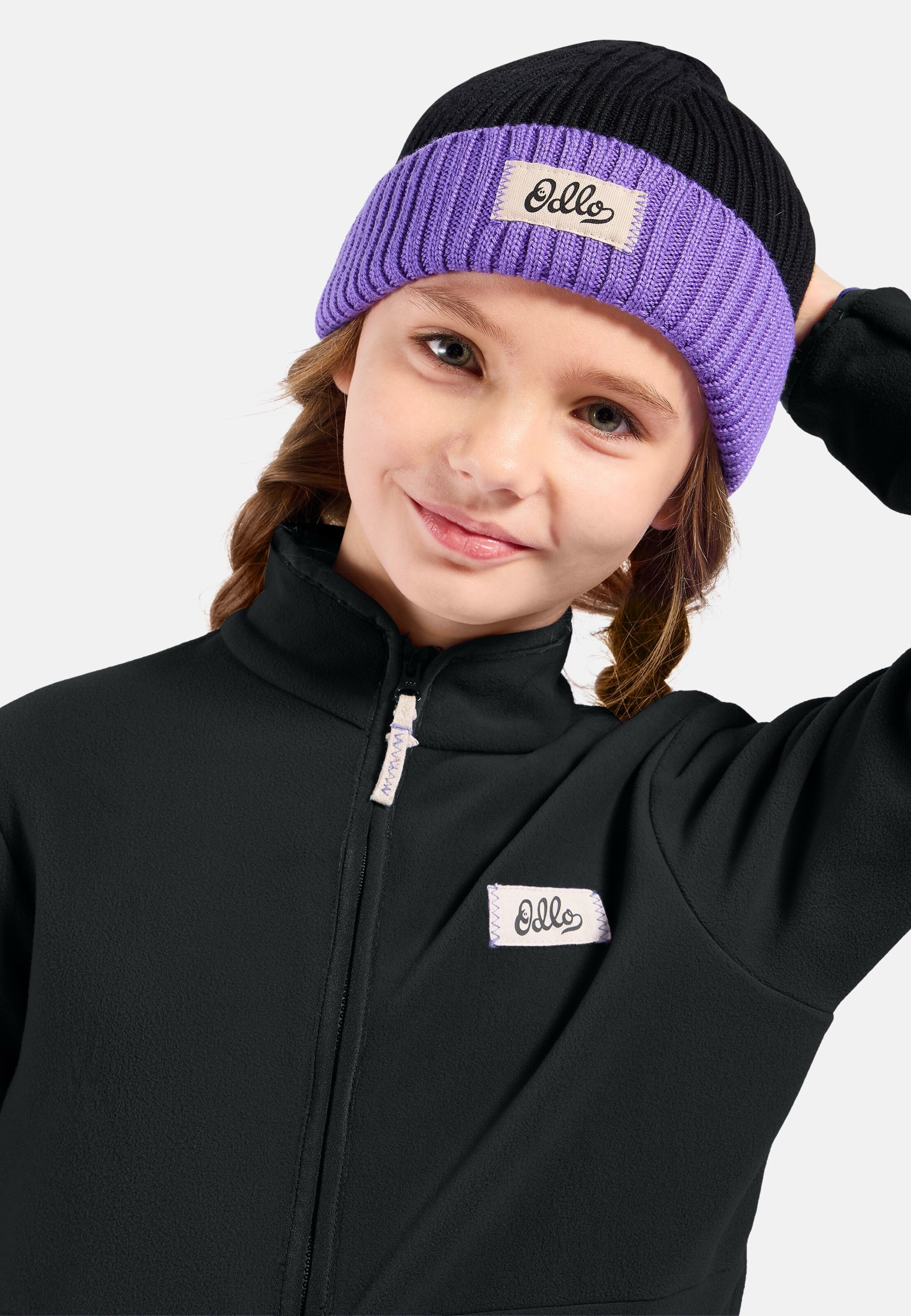 Adventurer Mid Layer mit Halbreissverschluss in black
