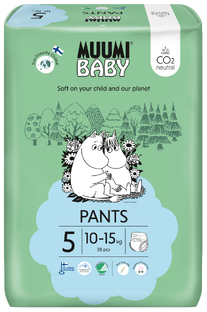 Muumi Baby Ecologische Luierbroekjes 5 Maxi  38ST