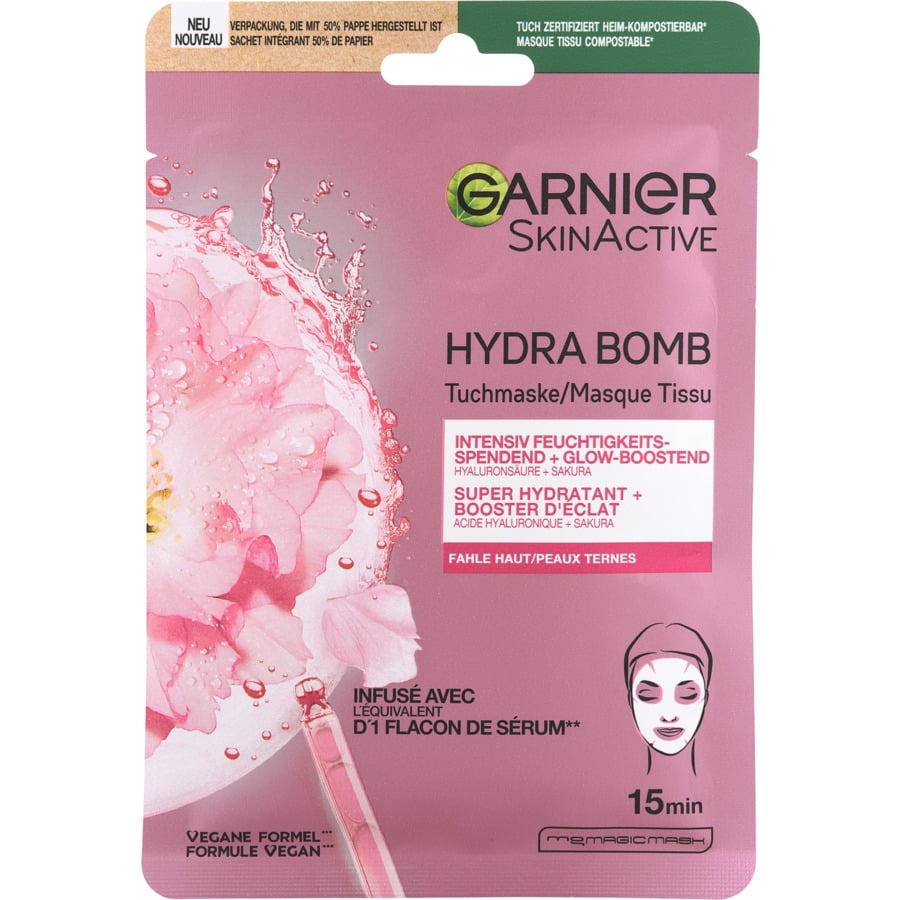 Garnier SkinActive Hydra Bomb Tuchmaske Nacht