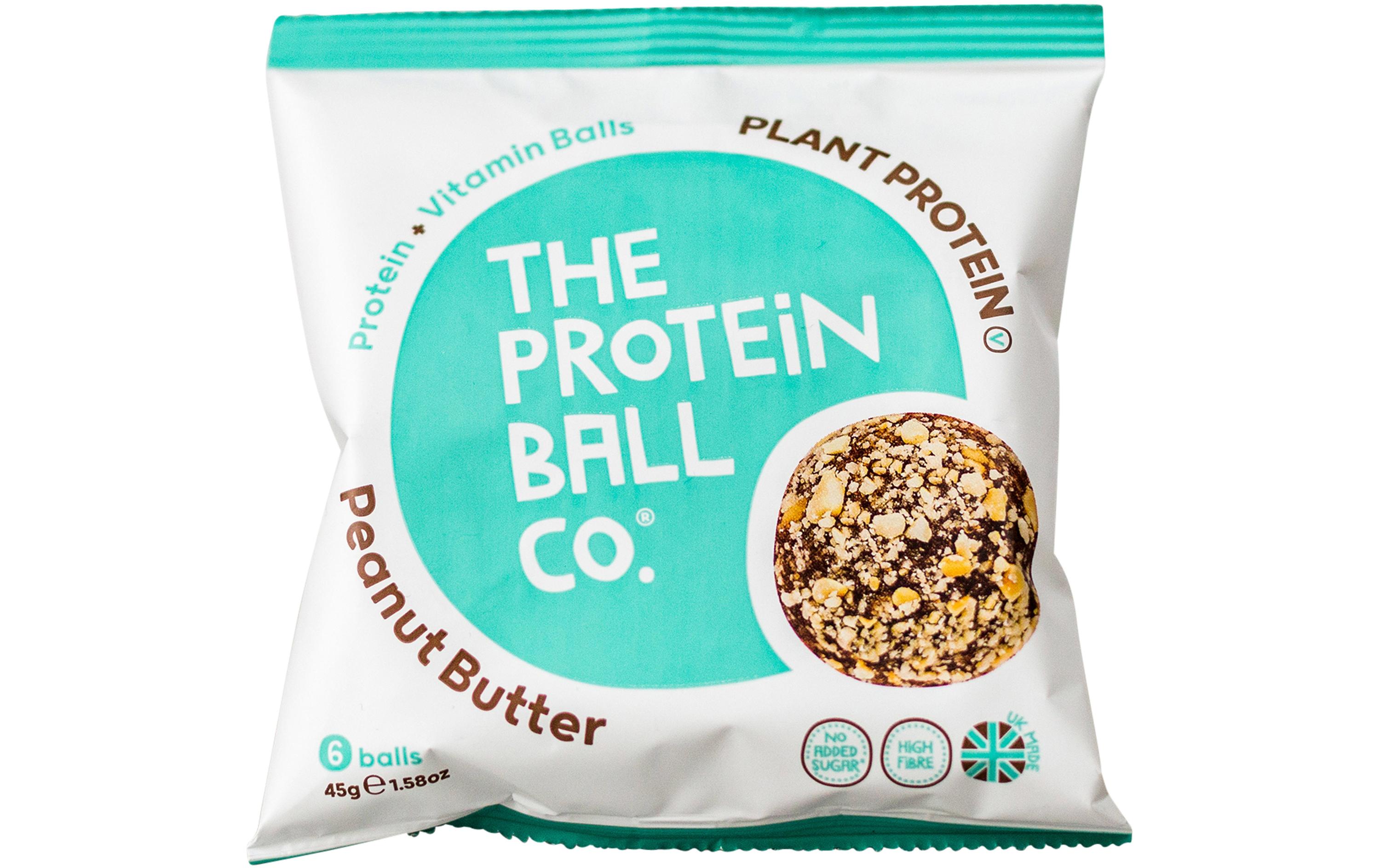 Protein Balls Peanut Butter 45 gProteinreicher Snack auf Basis von Datteln