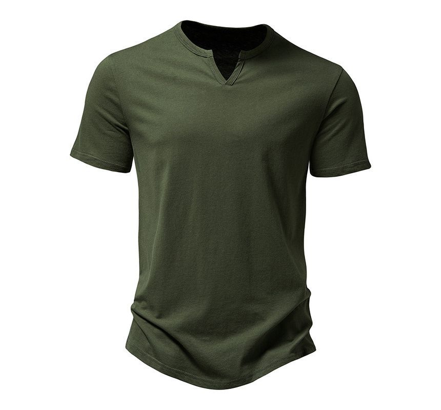 YIKES - T-shirt met korte mouwen en inkeping aan de hals