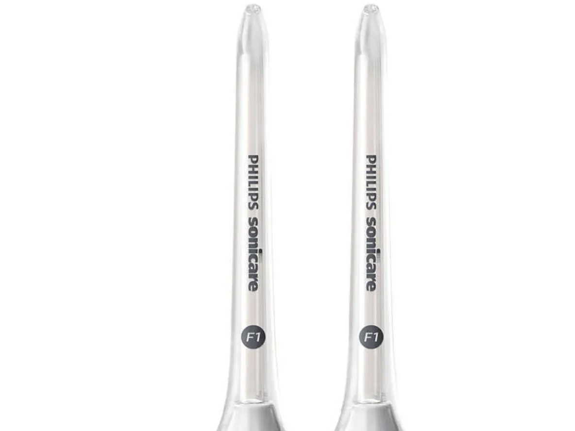 Philips Sonicare F1 HX3042 - Interdental dysepåsætning - til oral udskylning (pakke med 2) - for Sonicare Power Flosser 3000 HX3711