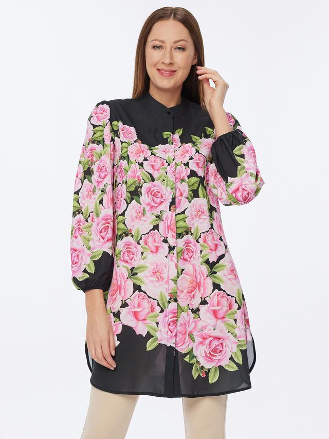 Longbluse Floral