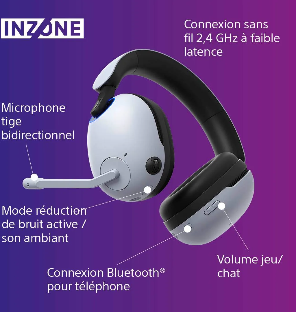 Sony INZONE H9 Noir Casques gaming