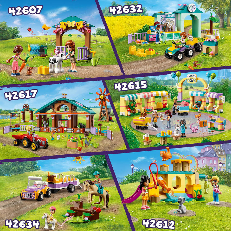 LEGO Friends paard en pony aanhangwagen 42634