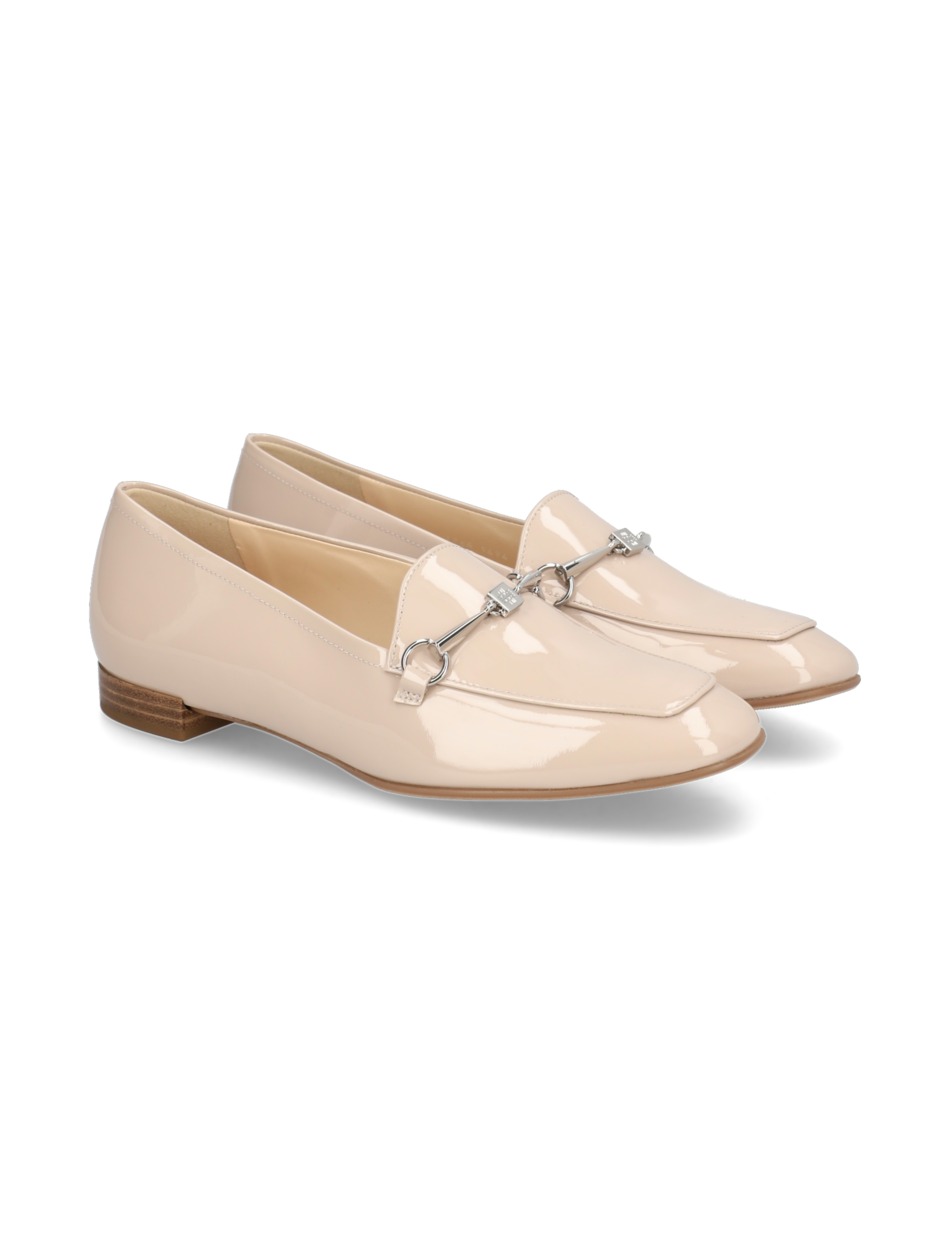 Lackleder Slipper