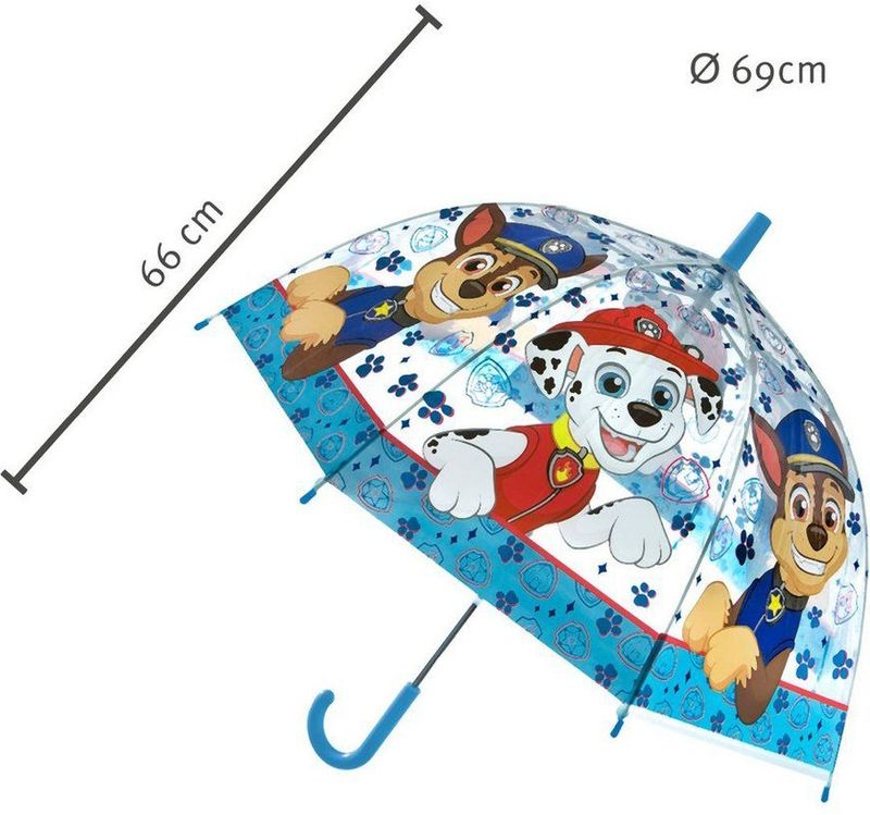 Paw Patrol - Paraplu - Multicolor - Materiaal: Stevig