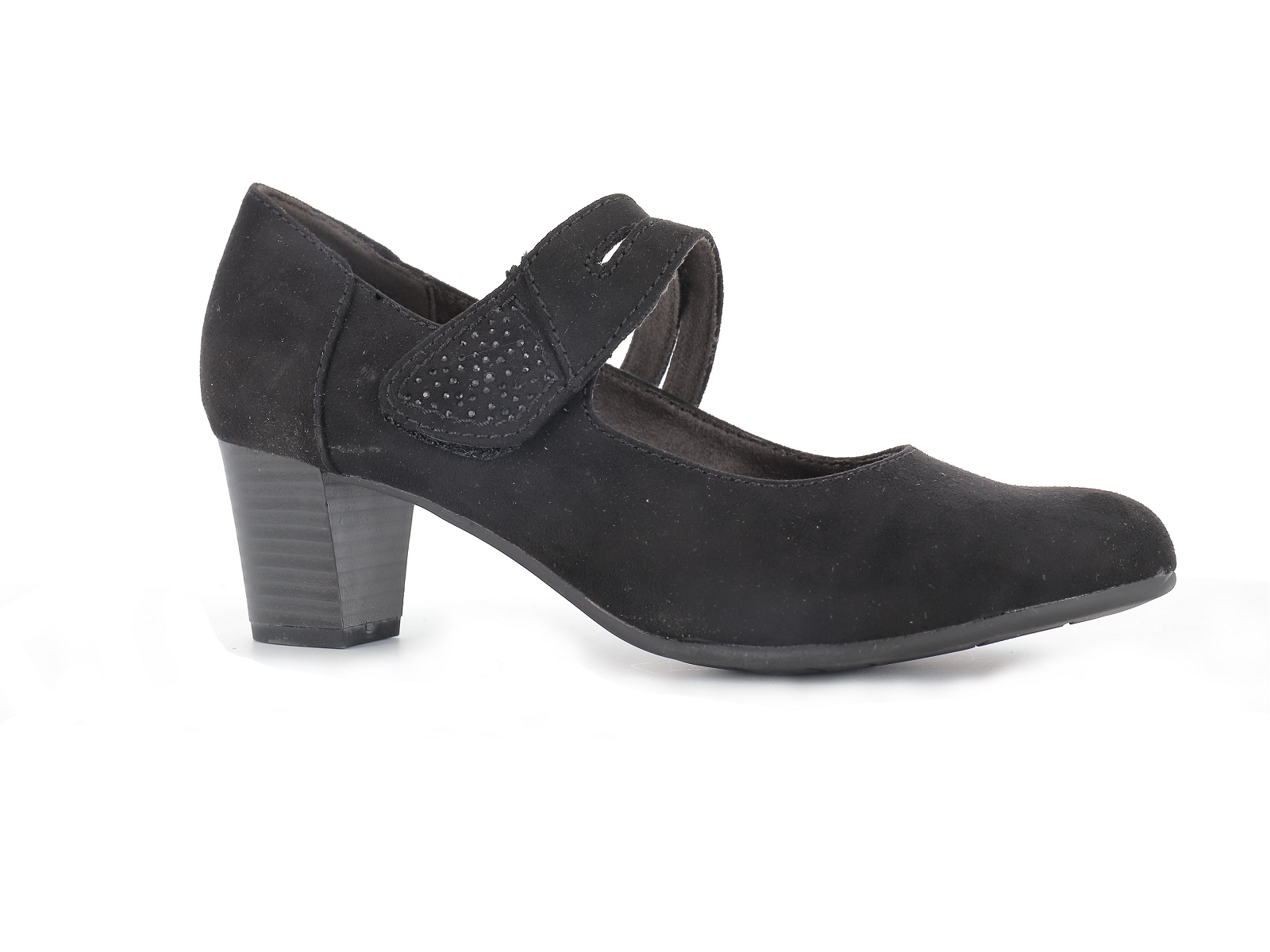Jana  shoes-24463 Synthétique Velours Noir