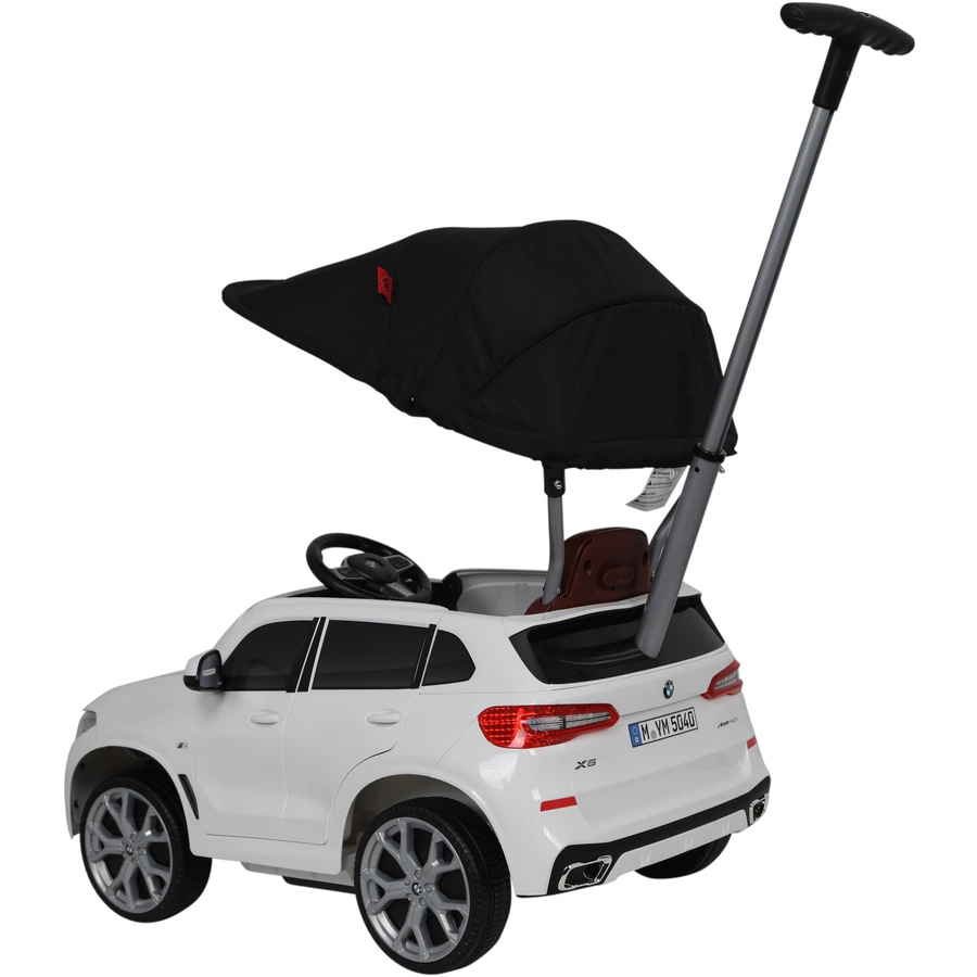 ROLLPLAY Push Car mit ausziehbarer Fußstütze, BMW X5M Weiß Weiß
